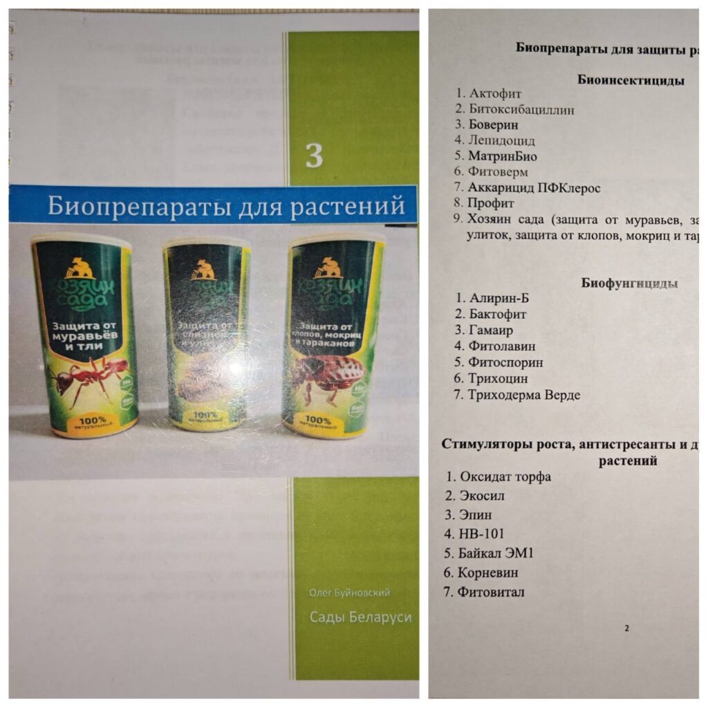 биопрепараты для растений фото